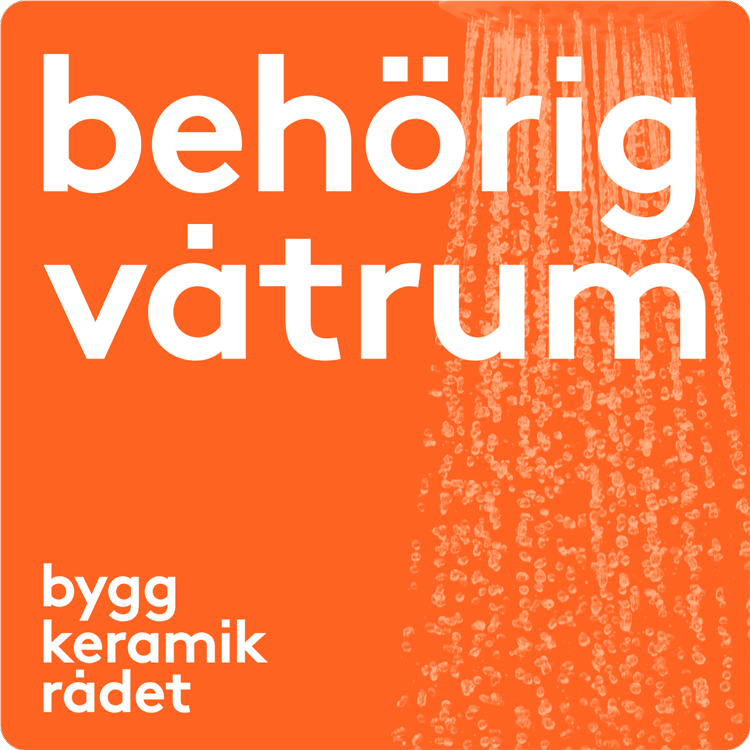 Byggkeramikrådets Branschregler för Våtrum logotyp